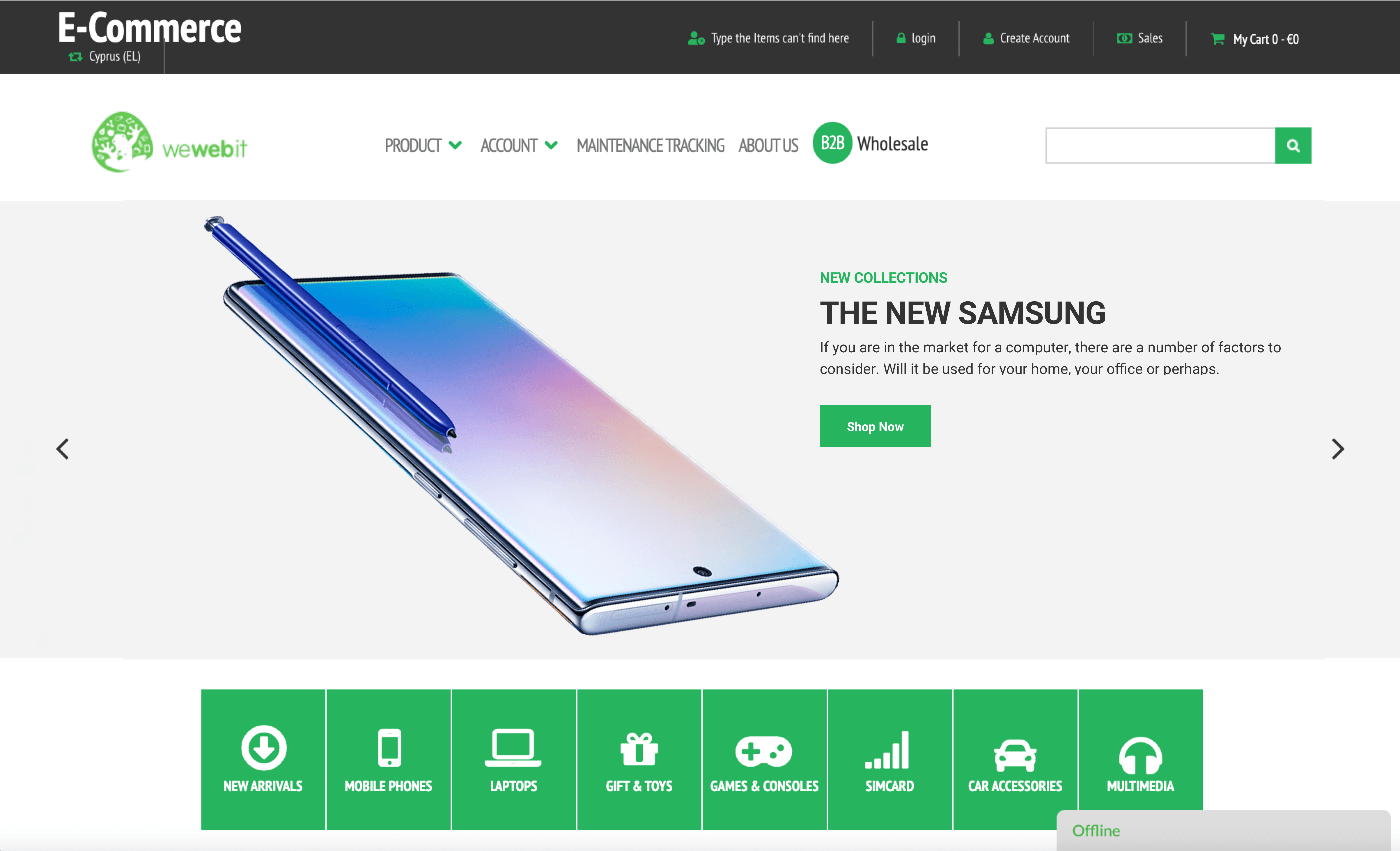 eCommerce platform